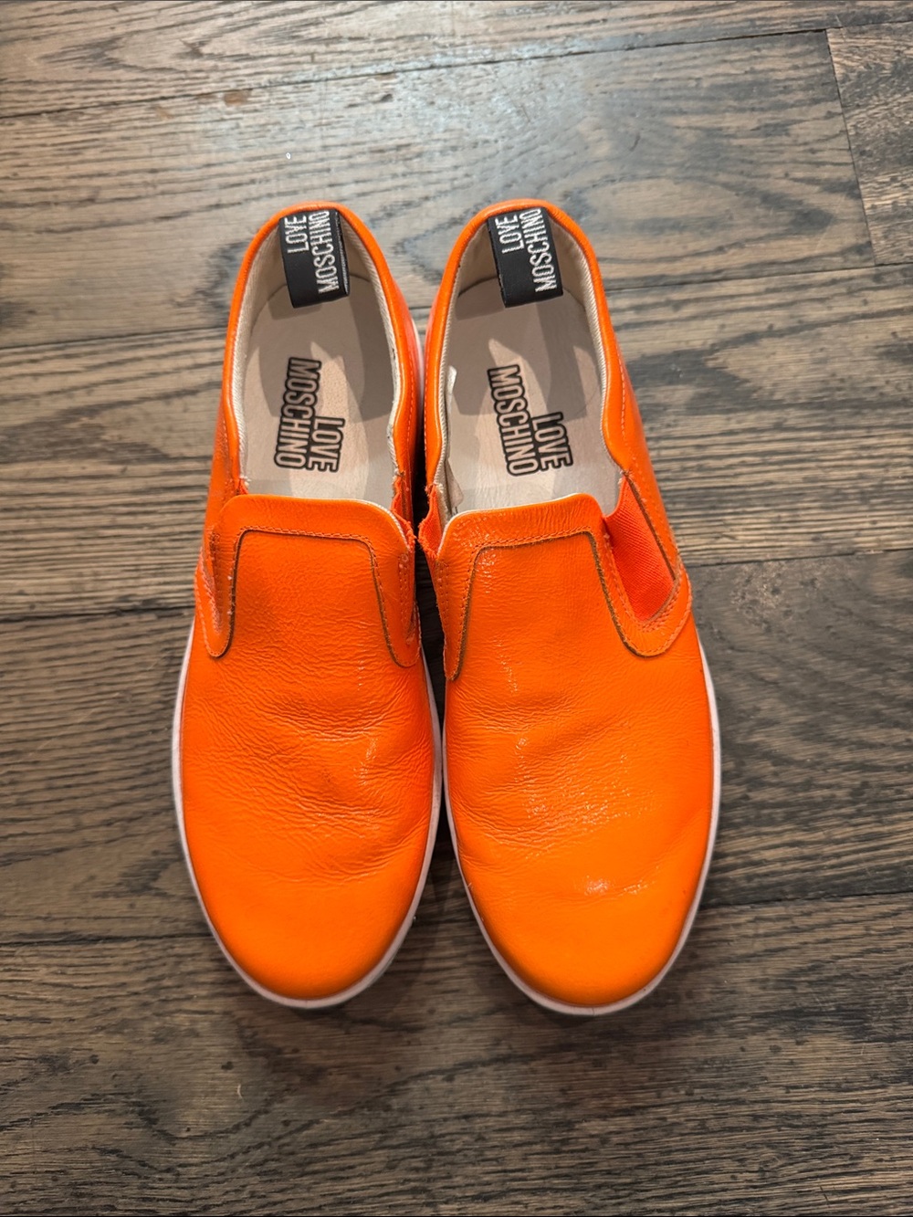 Love Moschino Bright Orange sneaker
